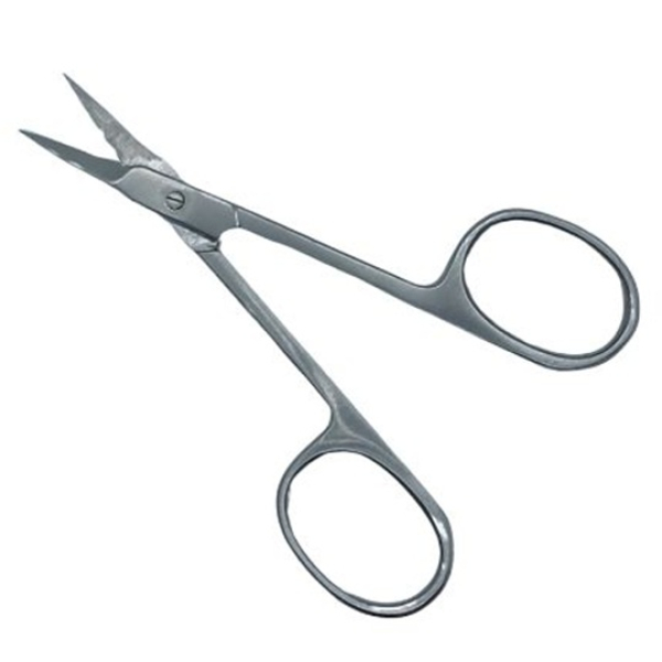 Professionele pedicureschaar met spitse punt - 9.5 cm satijn