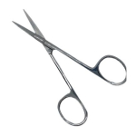 Pedicureschaar gebogen top 11,3 cm – fijn & glanzend RVS