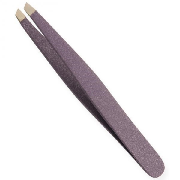 Epileerpincet Paars 90 mm – Schuine Punt & Inox