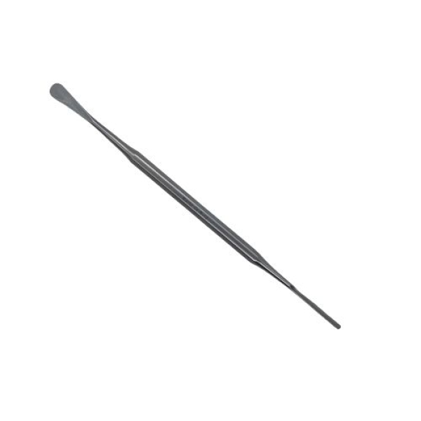 RVS Spatel 14,5 cm – Dubbel uiteinde voor mengen & applicatie