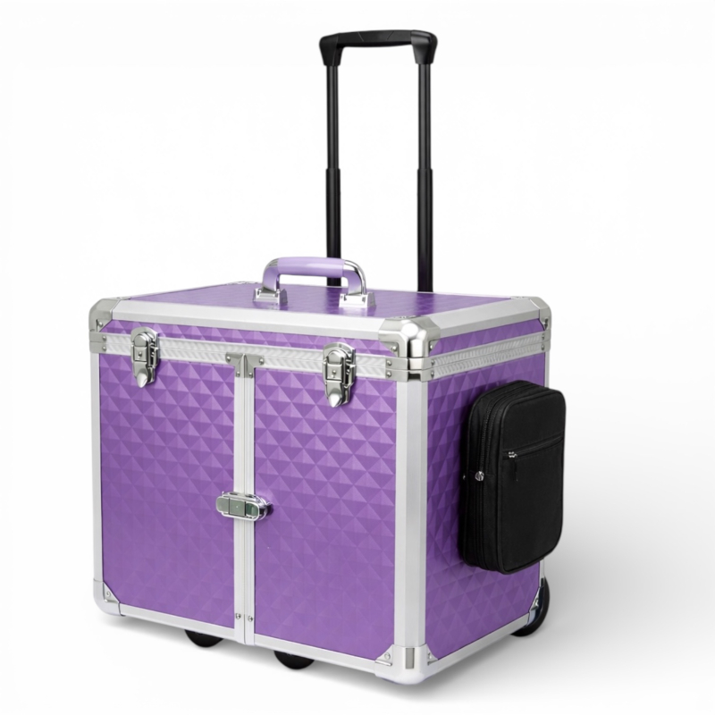 Amburex Purple Rain pedicurekoffer trolley Clinic Club paars