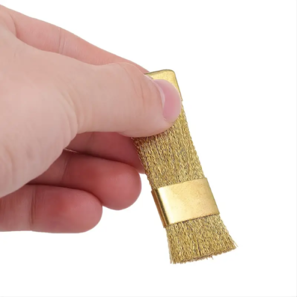 Freesreiniger waaiervorm koper – Duurzaam schuifmodel herbruikbaar