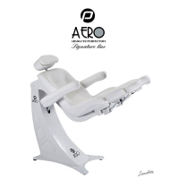 Aero+ fauteuil de soin électrique blanc – pédicure ergonomique