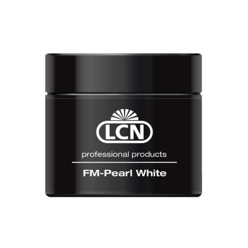 LCN FM-Pearl White 15 ml – French gel, vaste consistentie, LED/UV