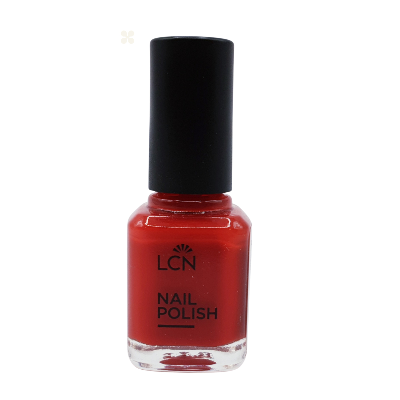 LCN Nagellak Cold Red 8 ml – long lasting, 10-free, vegan