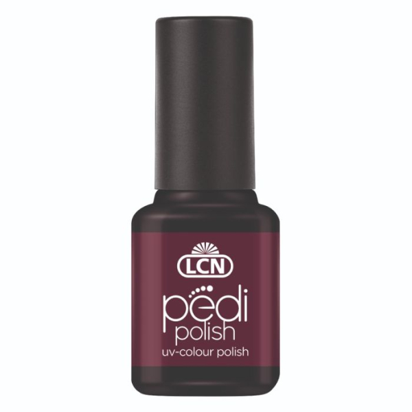 LCN Pedi Polish Seduction In Black Cherry 8ml – Vegan, TPO-vrij