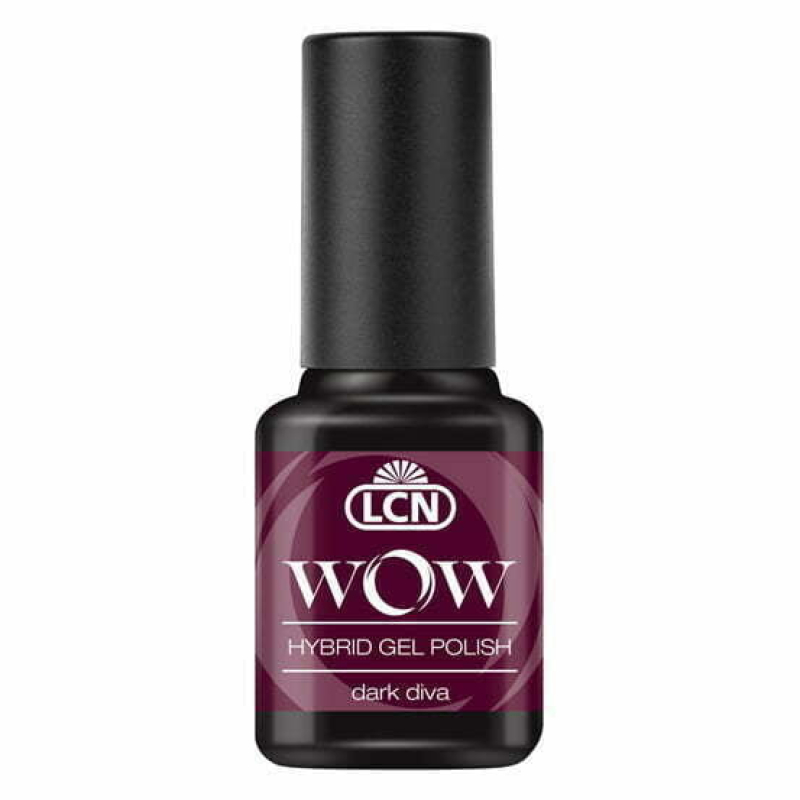 LCN WOW Hybrid Gel Polish – Dark Diva 8ml | Gel-look sans lampe