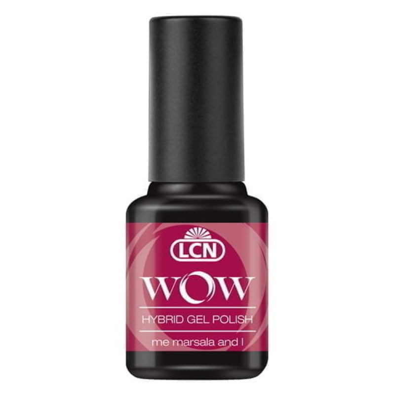 LCN WOW Hybrid Gel Polish – Me Marsala and I 8ml | Gel-look sans lampe