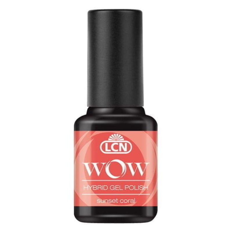 LCN WOW Hybrid Gel Polish – Sunset Coral 8ml | Gel-look sans lampe