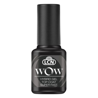 LCN WOW Hybrid Gel Top Coat Super Fast – Ultraglans Toplaag 8 ml