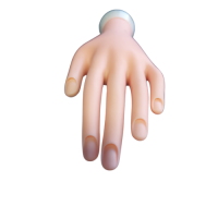 Main d'entraînement pour ongles – Doigts flexibles pour formation manucure