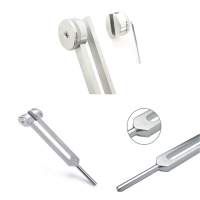 Diapason Lesté 128 Hz avec Marteau & Étui – Pour Diabétiques