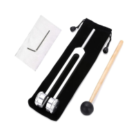 Diapason Lesté 128 Hz avec Marteau & Étui – Pour Diabétiques