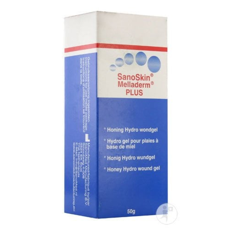 Melladerm® Plus Gel au miel 50 g – 45% miel bulgare pour plaies