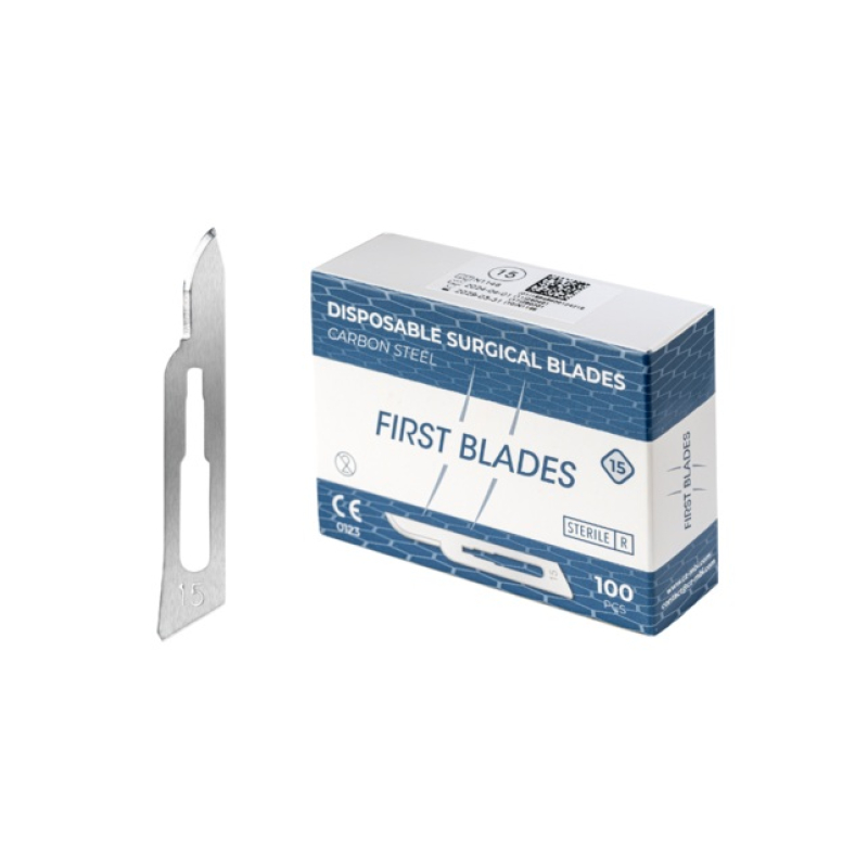 Lames First Blades Nr. 15  - Stériles - 100 pcs