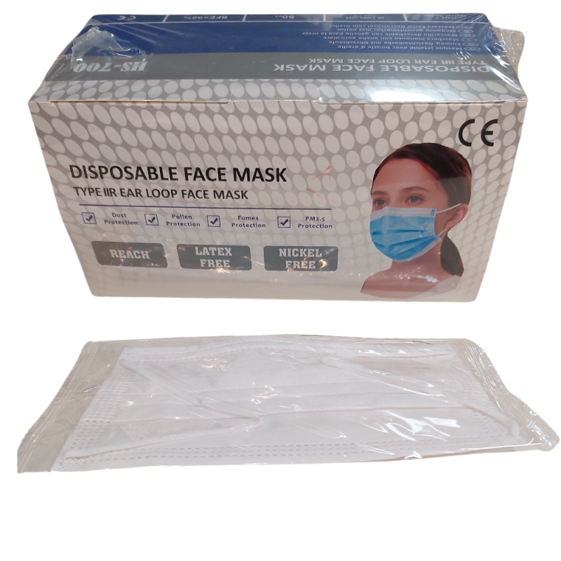 Medische Mondmaskers Type II – Individueel Verpakt – 50 St.- wit