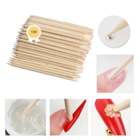 Houten Manicure Sticks - 100 Stuks - 10.3 cm 