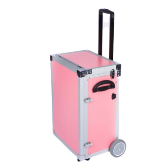 Pedicure koffer - Trolley -  PodoMobile  Maxi  - met lade - roze