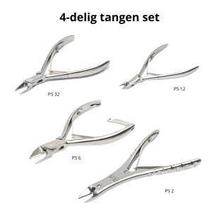 Nageltang Set 4 Stuks  