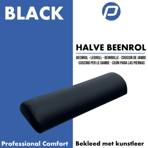 Beenrol halfrond Zwart