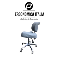 Tabouret Ergonomica Italia avec Dossier – Plusieurs Couleurs