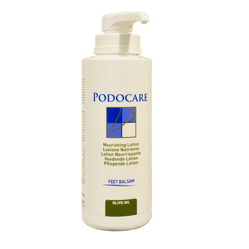 Podocare Olive Lotion voetbalsem 500 ml pomp voor droge voeten