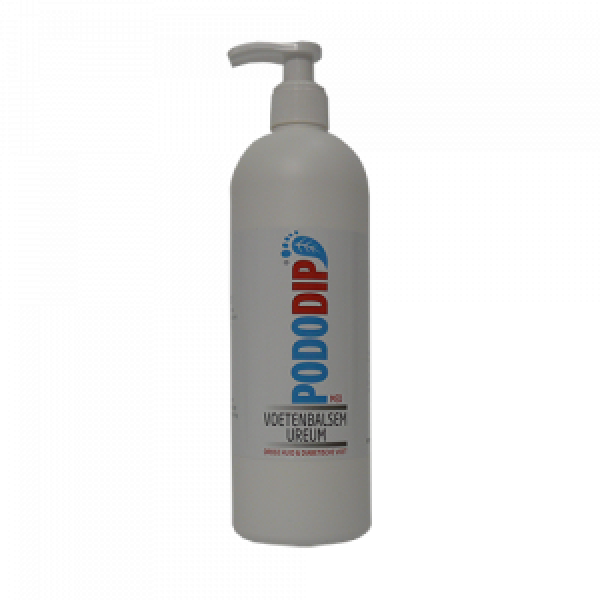 PodoDip Voetencrème Ureum – Intensieve hydratatie 500 ml