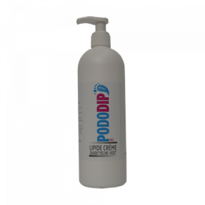 Crème Pieds Lipide PodoDip – Soin spécial diabétique 500 ml