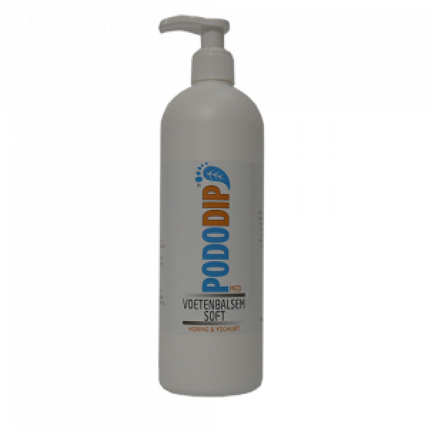 Pododip Voetencrème Honing & Yoghurt – Tegen Kloven & Ruwe Huid 500 ml
