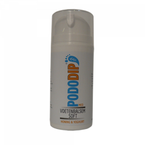 Pododip Voetencrème Honing & Yoghurt – Tegen Kloven & Ruwe Huid 100 ml