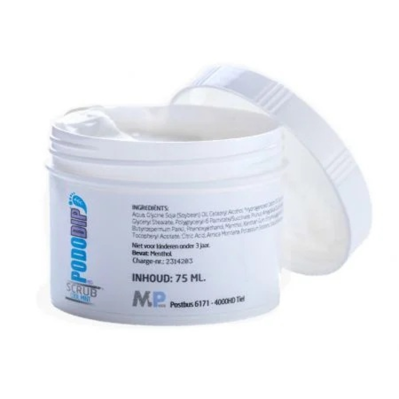 Gommage Pieds Pododip Cool Mint – Fraîcheur & Soin  75 ml