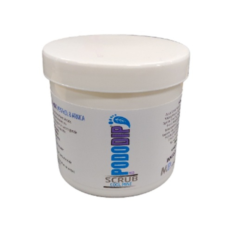 PodoDip Voetenscrub Cool Mint – Verfrissende verzorging 350 ml
