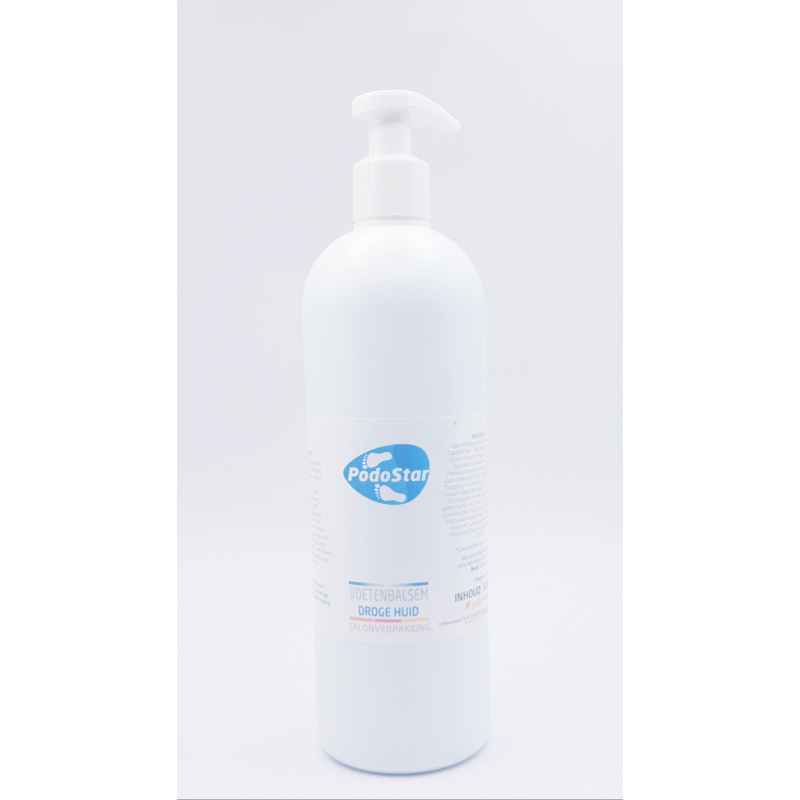 PodoStar Baume Pieds Bleu 500 ml – Flacon pompe professionnel