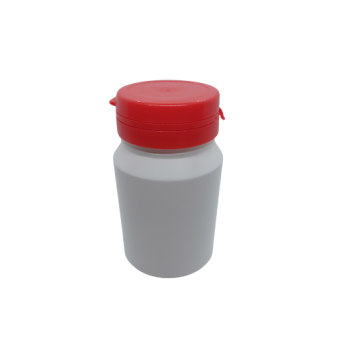 Tamper Tainer 100 ml - Wit - met rood afdichtingsdeksel
