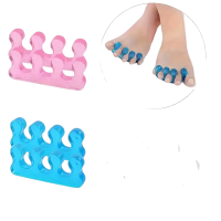 Écarteur orteils-doigts en silicone rose – Set de 2 pièces