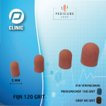 Slijpkapjes 5 mm – Set van 5 stuks, voor eeltverwijdering