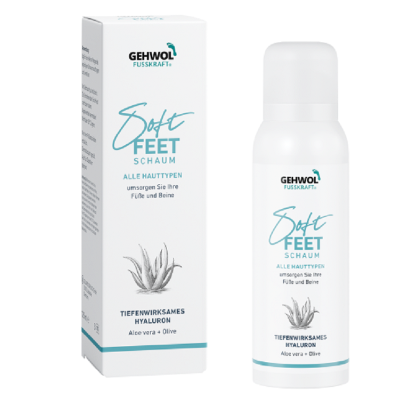 Gehwol Fusskraft Soft Mousse 125 ml - zijdezachte voeten en benen 
