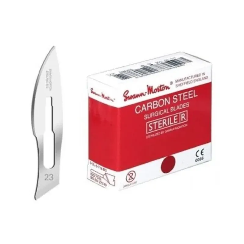 Lames Swann Morton  n° 23 - stérile - 100 pcs