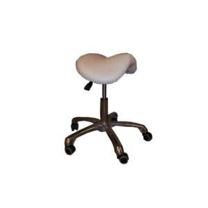 Tabouret avec assise en forme de selle