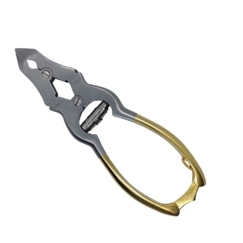 Dwarssnittang (Kopsnijder) Goud – Halve Bek & Dubbel Scharnier 16cm