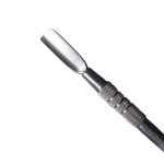 Repousse-cuticules inox 16,5 cm – Embout courbé 8 mm