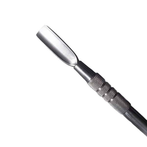 Nagelriemduwer RVS 16,5 cm – Gebogen uiteinde met vingergrip