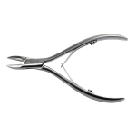 Pince angulaire Johann Kurtz (11,5 cm)  pointe arrondie pour diabétiques