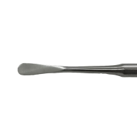 Spatule inox 14,5 cm – Double embout pour mélange et application