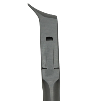 Pince Frontale Demi-Tête 11,5cm - Pointe Fine, Acier Brillant