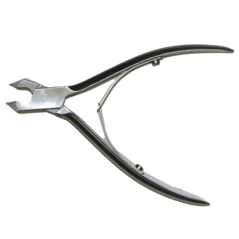 Pince Frontale Demi-Tête 11,5cm - Pointe Fine, Acier Brillant