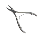 Pince Johann Kürtz 10 cm – bec droit – inox satiné – double ressort