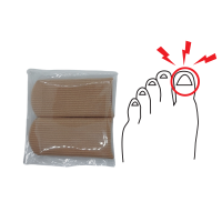 Protège-orteil gel silicone & coton – 2 pcs – Protection Hallux