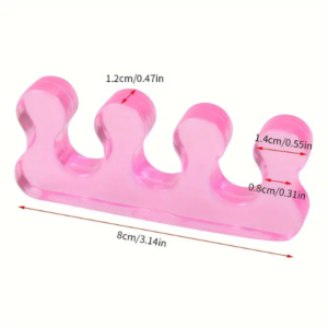 Teenspreider-Vingerspreider Silicone roze 