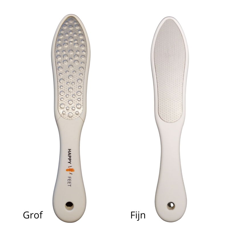 Happy Feet Voetvijl  Eeltvijl ❤️ – Dubbelzijdige eeltvijl voor gladde voeten